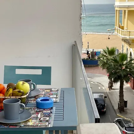 Cosy Seaview Apartment Las Canteras Las Palmas de Gran Canárias Exterior foto